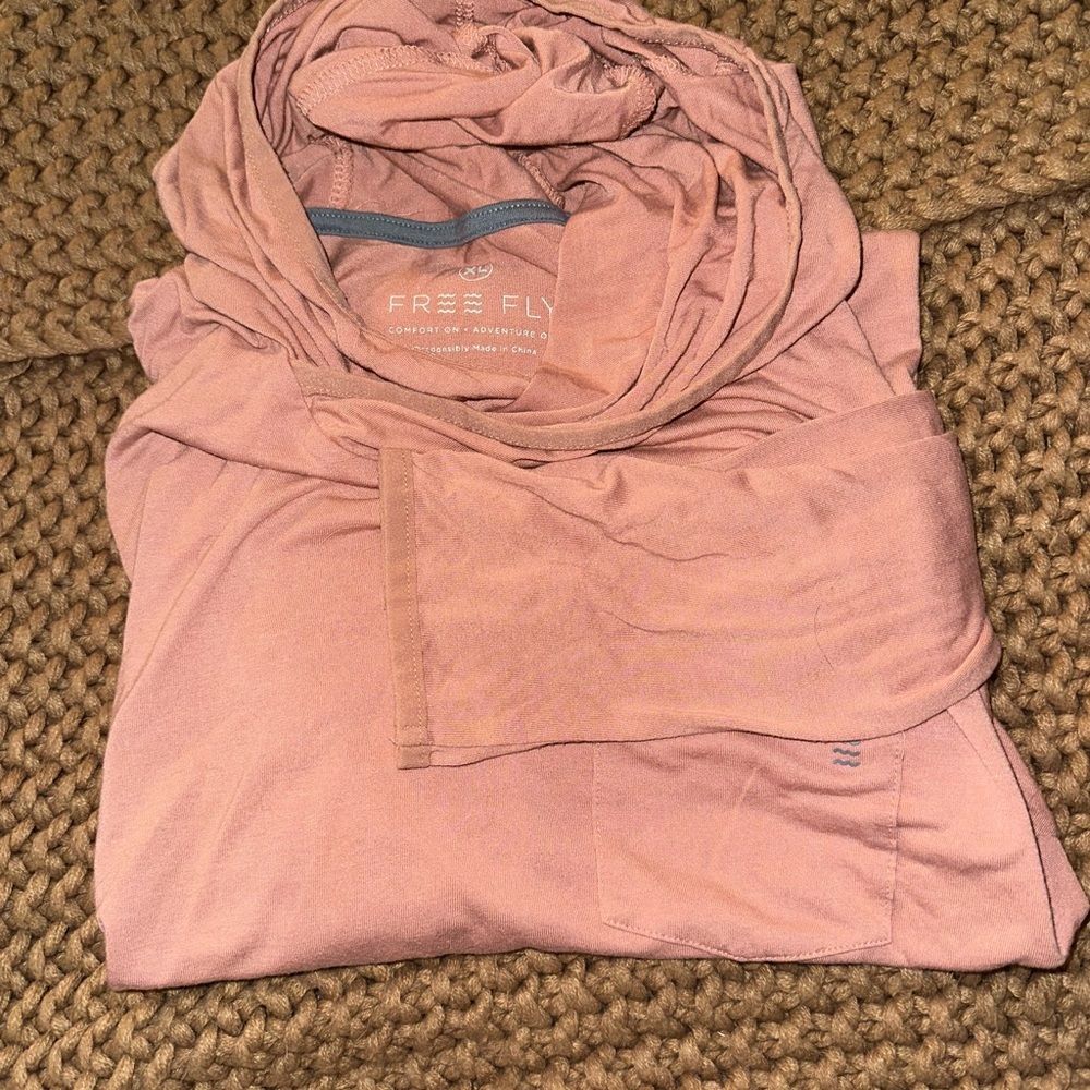 Free Fly Apparel men’s bamboo lightweight  hoodie. 20+ SPF sun protection